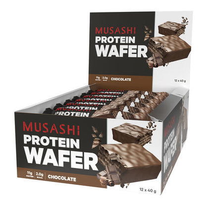 Musashi Protein Wafer Bar Chocolate 40g - SHORT EXPIRY 24/07/2026