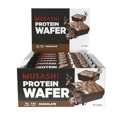 Musashi Protein Wafer Bar Chocolate 40g - SHORT EXPIRY 24/07/2026