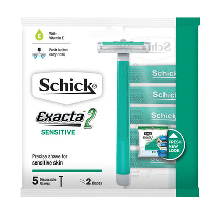 Schick Exacta 2 Sensitive Disposable 5 +1 Pack