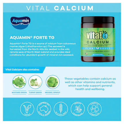 Vital Calcium 60 Vegecaps