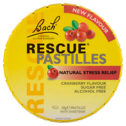 Bach Rescue Remedy Pastilles Cranberry 50g