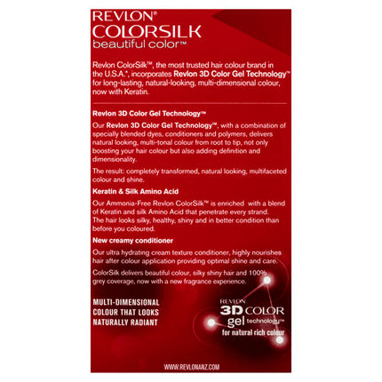 Revlon ColorSilk Permanent Haircolor 20 Brown Black