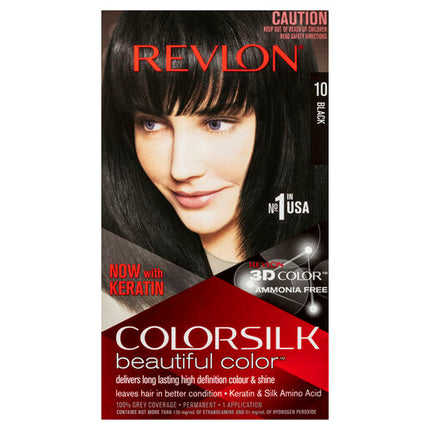 Revlon ColorSilk Permanent Haircolor 10 Black