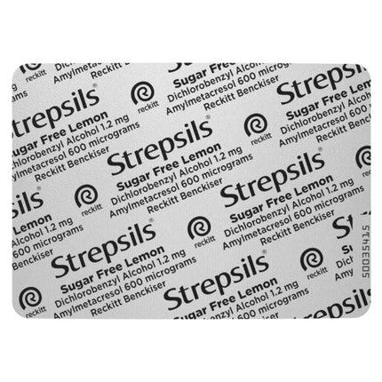 Strepsils Lemon Sugar free 36 Lozenges