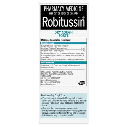 Robitussin Dry Cough Forte 200ml