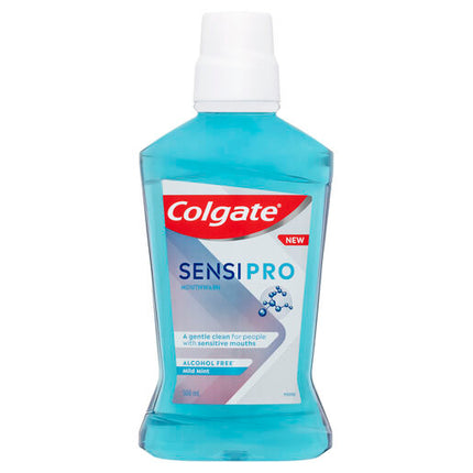 Colgate Sensi Pro Alcohol Free Mild Mint Mouthwash 500ml