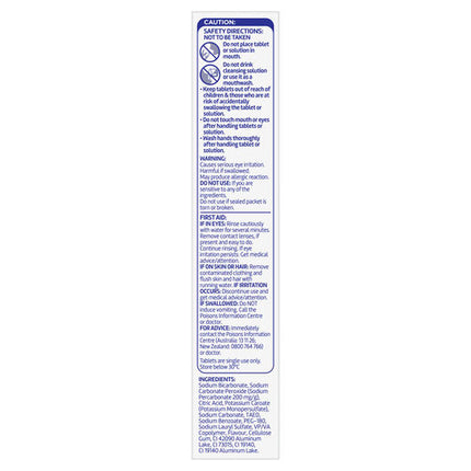 Polident Retainer & Mouthguard Daily Cleanser 36 Tablets