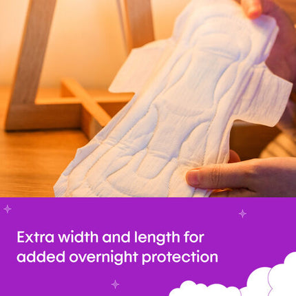 U By Kotex Overnight Ultrathins Long Pads 8 Pack