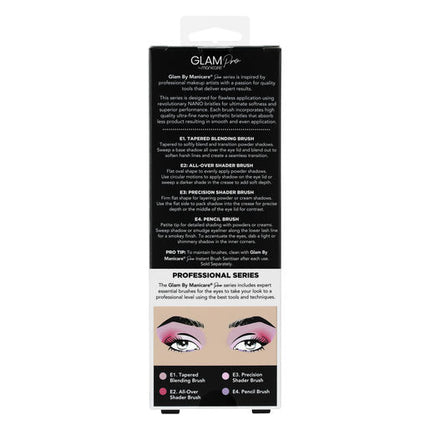 Glam by Manicare Pro Essential Eye Brush Set