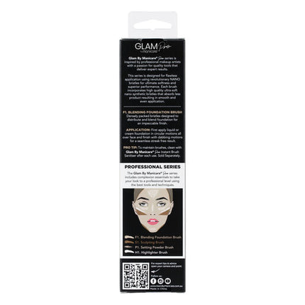 Glam by Manicare Pro F1 Blending Foundation Brush