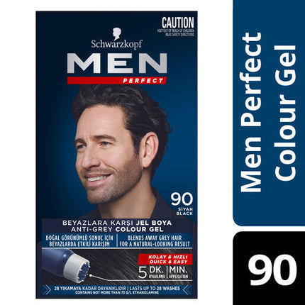 Schwarzkopf Men Perfect Hair Colour 90 Natural Black