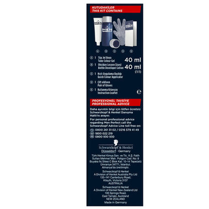Schwarzkopf Men Perfect Hair Colour 70 Natural Dark Brown