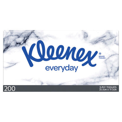 Kleenex Everyday Facial Tissues 2 Ply 200 Pack