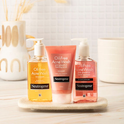 Neutrogena Oil Free Acne Pink Grapefruit Cleanser 175ml