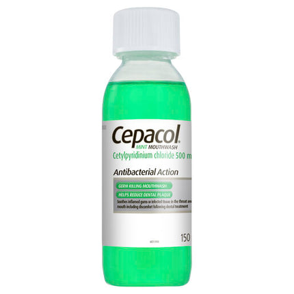 Cepacol Antibacterial Mint Mouthwash 150ml