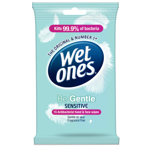 Wet Ones Be Gentle Wipes 15 Pack
