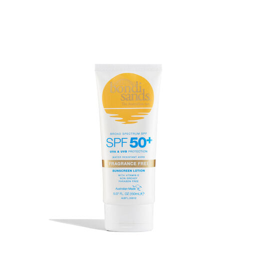 Bondi Sands SPF50+ Sunscreen Lotion Fragrance Free 150ml