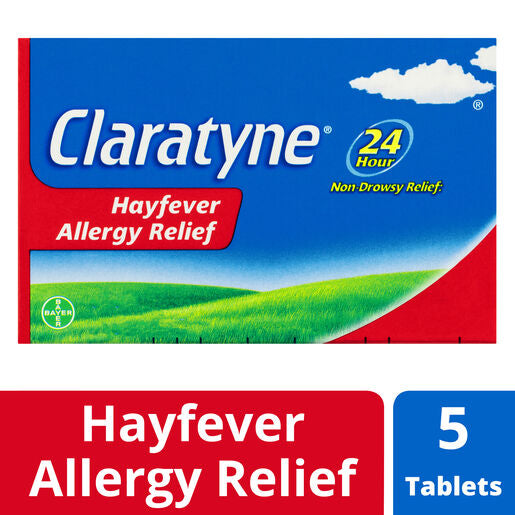 Claratyne Allergy Hayfever Relief Antihistamine Tablets 5 Pack