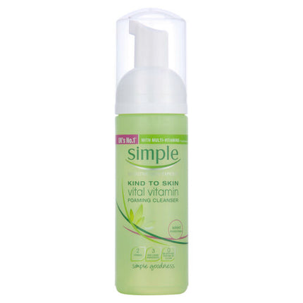 Simple Kind To Skin Vital Vitamin Foaming Cleanser 150ml