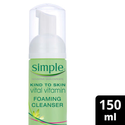 Simple Kind To Skin Vital Vitamin Foaming Cleanser 150ml
