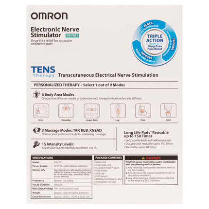 Omron Deluxe Tens Therapy Device HVF021