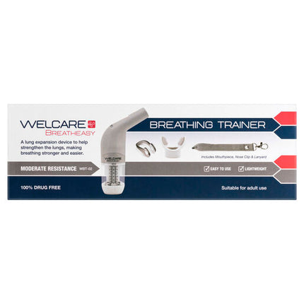 Welcare Breatheasy Breathing Trainer Moderate Resistance WBT-02