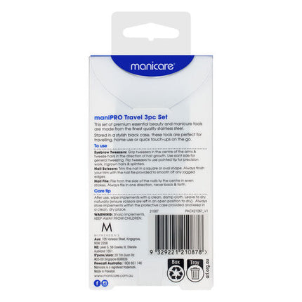 Manicare ManiPRO Travel 3 Piece Set