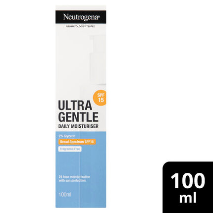 Neutrogena Ultra Gentle Daily Moisturiser SPF15 100ml