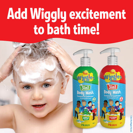 Piksters The Wiggles 3 in 1 Body Wash Strawberry 750ml