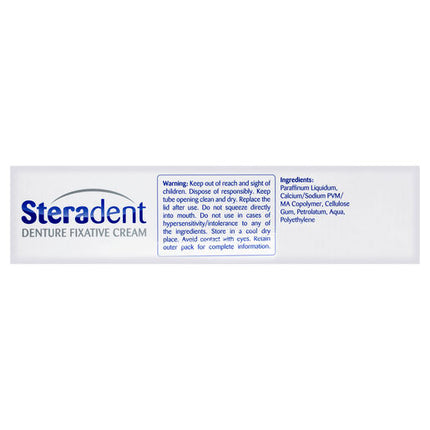 Steradent Sensitive Denture Fixative Cream 40g