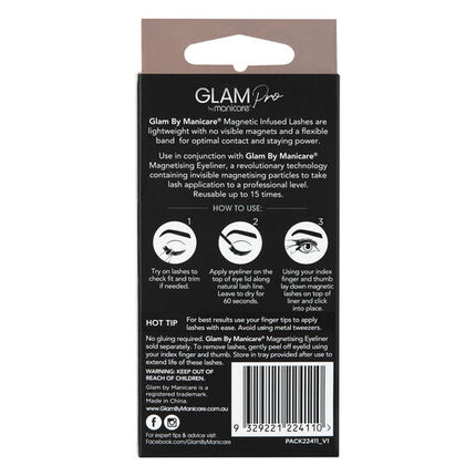 Glam by Manicare Pro Magnetic Infused Lashes Devyn