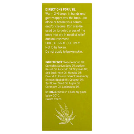 Hemptuary Hemp Nourishing Face & Body Oil 30ml