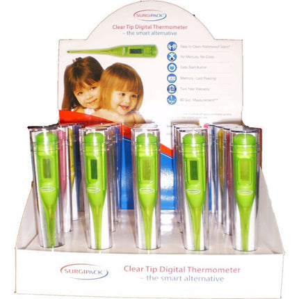 SurgiPack Clear Tip Digital Thermometer