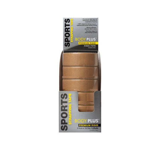 Body Plus Rigid Strapping Tape 2.5cm x 13.7m