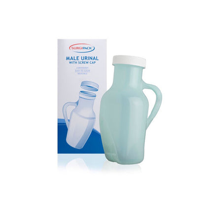 SurgiPack Male Urinal with Screw Cap