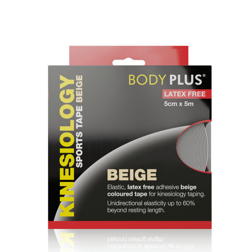 Body Plus Sport K-Tape Latex Free Biege 5cmx5m