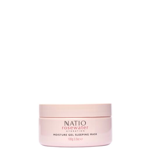 Natio Rosewater Hydration Moisture Gel Sleeping Mask 100g