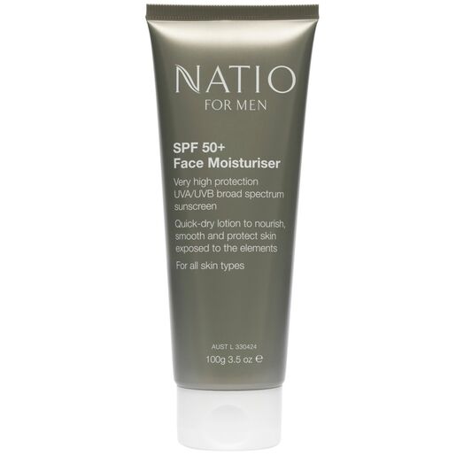 Natio Mens SPF50 Face Moisturiser