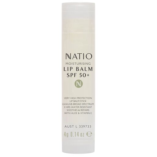 Natio Moisturising Lip Balm SPF 50+ 4g
