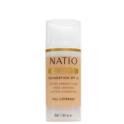 Natio Flawless Foundation SPF 15 Light Honey