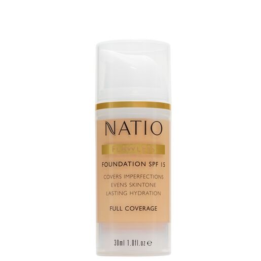 Natio Flawless Foundation SPF 15 Light Honey