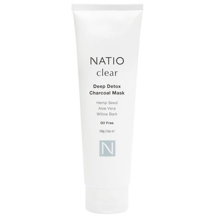 Natio Clear Deep Detox Charcoal Mask 100g
