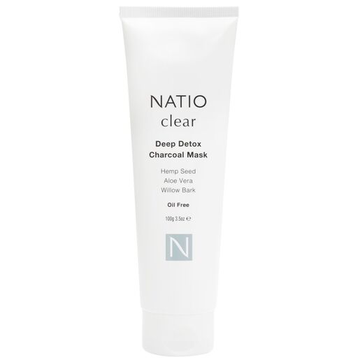 Natio Clear Deep Detox Charcoal Mask 100g