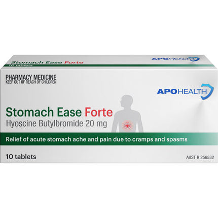ApoHealth Stomach Ease Forte 20mg 10 Tablets