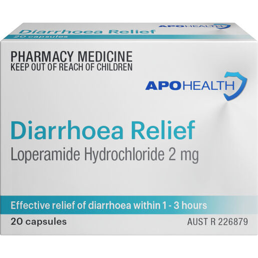 ApoHealth Diarrhoea Relief 20 Capsules