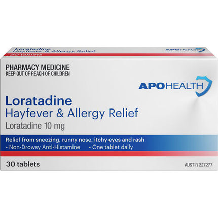 ApoHealth Loratadine 10mg 30 Tablets