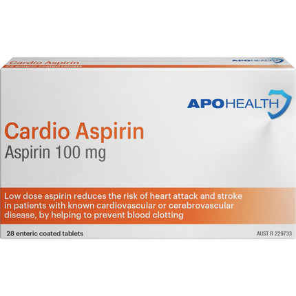 ApoHealth Cardio Aspirin 28 Tablets
