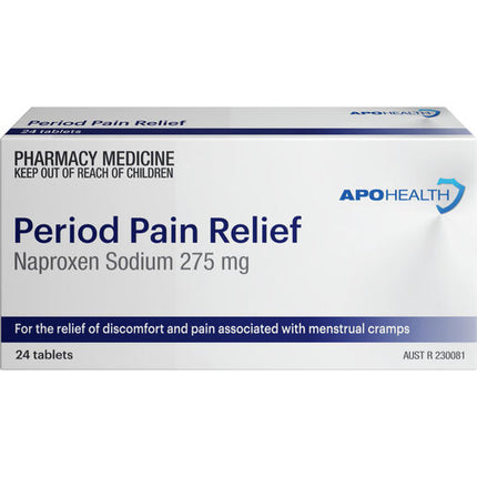 ApoHealth Period Pain Relief 24 Tablets