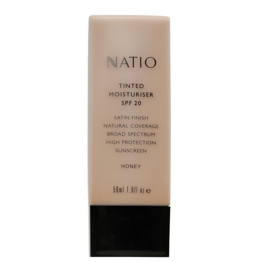 Natio Tinted Moisturiser SPF20 In Honey 50ml