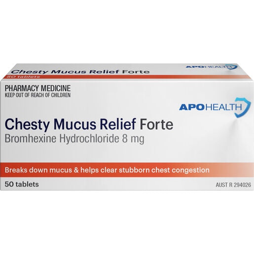 ApoHealth Chesty Mucus Relief Forte 50 Tablets